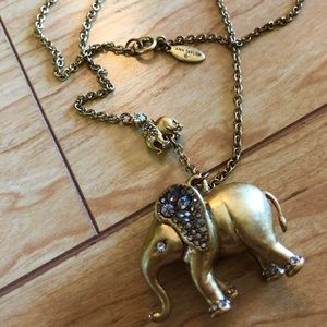 Ann Taylor long gold elegant necklace